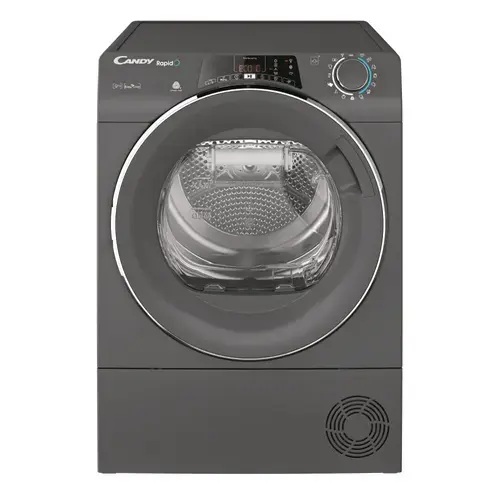 Uscator de rufe Candy ROE H9A2TCERX-S, Pompa de caldura, Wi-Fi, 9 kg, 14 programe, Clasa E (Antracit)