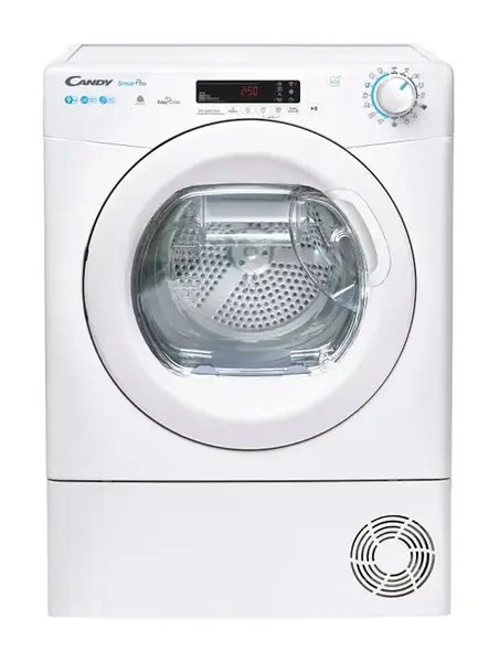 Uscator de rufe Candy Smart Pro CSOE H9A2DE-S, 9 kg, Clasa E, Wi-Fi + BLE (Alb)