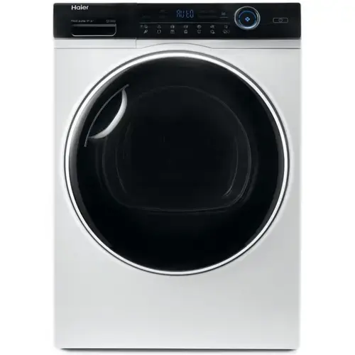 Uscator de rufe Haier HD90-A2979N-S, Pompa de caldura, 9 kg, Clasa E, i-Refresh, Dry Sensor (Alb)