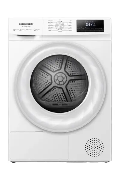 Uscator de rufe HEINNER HHPD-HMY70FD++, 7 kg, Clasa D, 15 programe, Display Digital, Suport incaltaminte (Alb)
