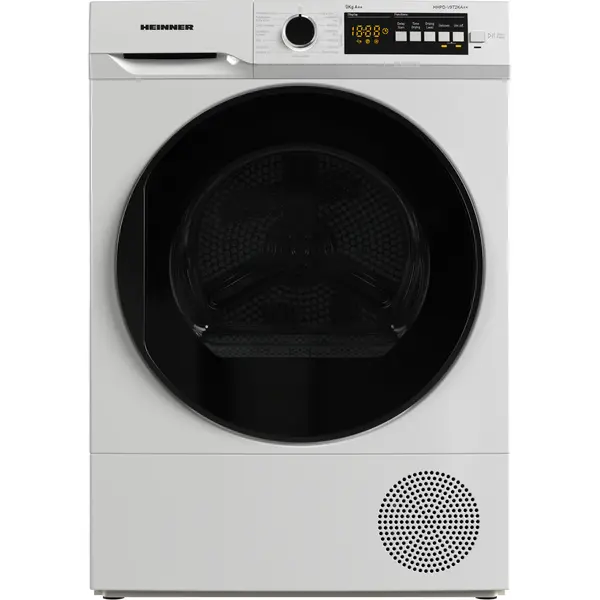 Uscator de rufe Heinner HHPD-V9T2KA++, Pompa de caldura, 9 kg, 15 Programe, Clasa E