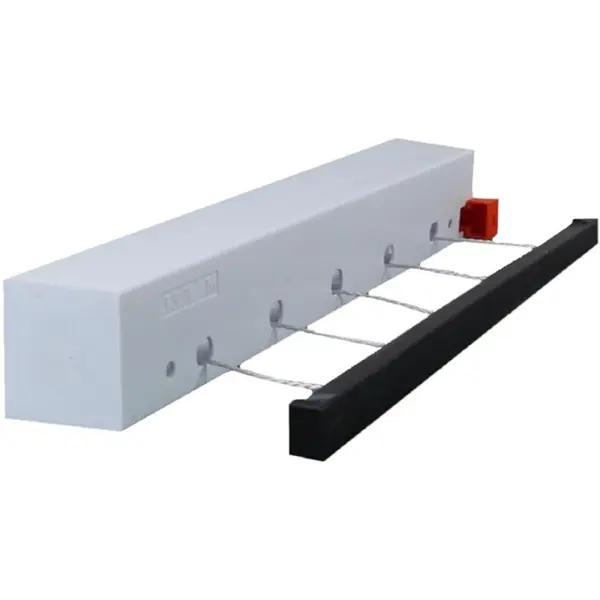Uscator de Rufe, Latime Totala 46 cm, cu Sfoara, Alb / Negru