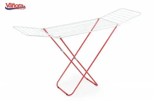 Uscator de rufe metalic VANORA HOME VN-CL-C18, 180 x 50 x 105 cm, pliabil (Alb)