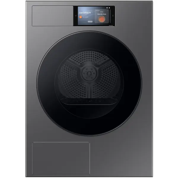 Uscator de rufe Samsung DV90F09F4SU4, 9 kg, Clasa A, Pompa de caldura, AI Home, Activare vocala cu Bixby, AI Dry+, AI Energy, Siguranta copii, Prevenire sifonare