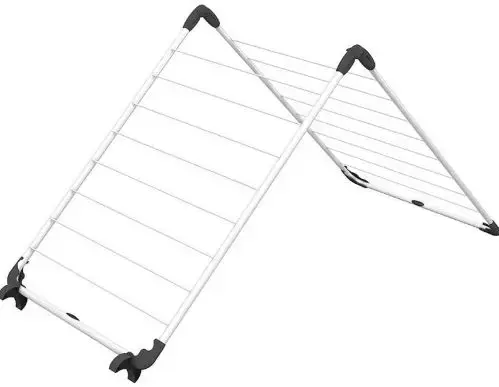 Uscator de rufe Vileda Acrobath, 67 x 8 x 141 cm (Alb/Negru)