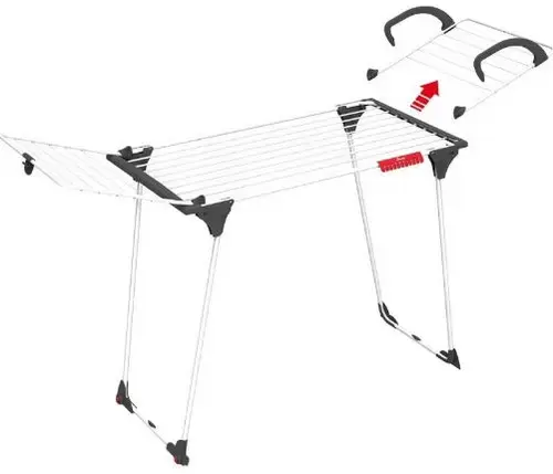 Uscator de rufe Vileda Suszarka Premium 2 in 1, 180 cm (Alb/Gri)