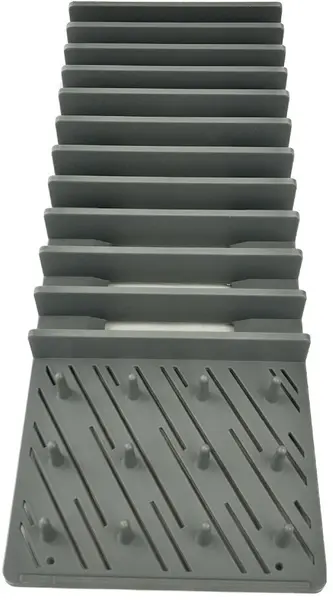 Uscător de vase Nerthus - VB FIH 1224, 16.5 x 44 x 3.5 cm, gri