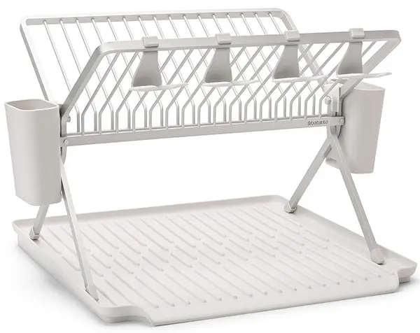 Uscător de vase pliabil Brabantia - SinkSide, Light Grey