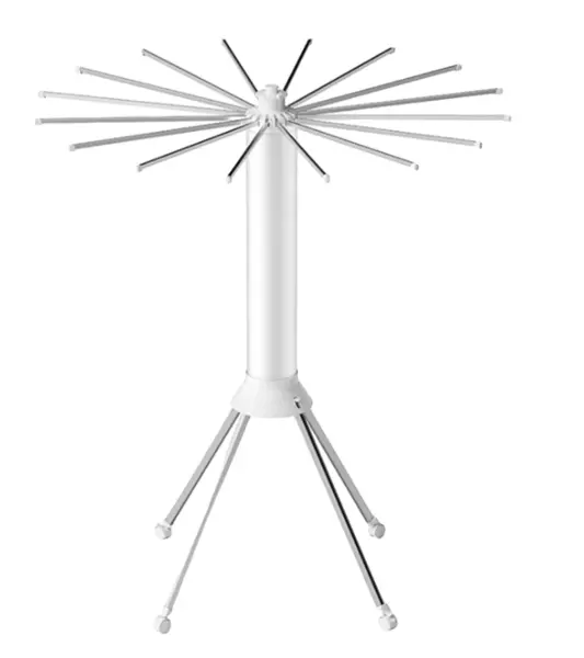 Uscator rufe cilindric portabil si pliabil 16 tije extensibil vertical ALB