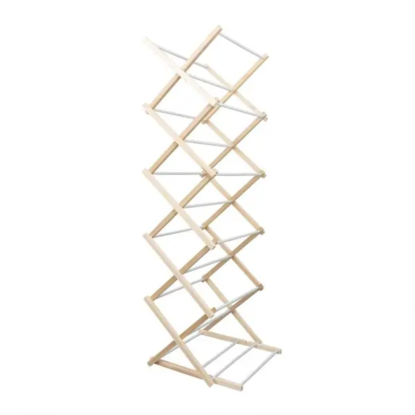 Uscator Rufe, Lemn, 5 Etaje, 178 x 54 cm