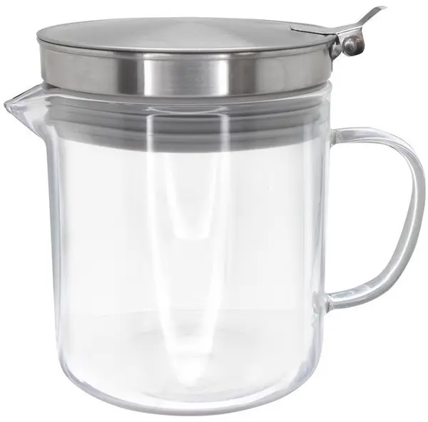 Ustensilă din sticlă pentru strecurarea grăsimilor Nerthus - 500 ml