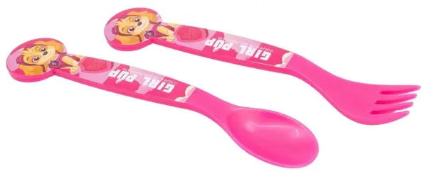 Ustensile din polipropilenă Stor - Paw Patrol Girl Superpowers, 2 buc