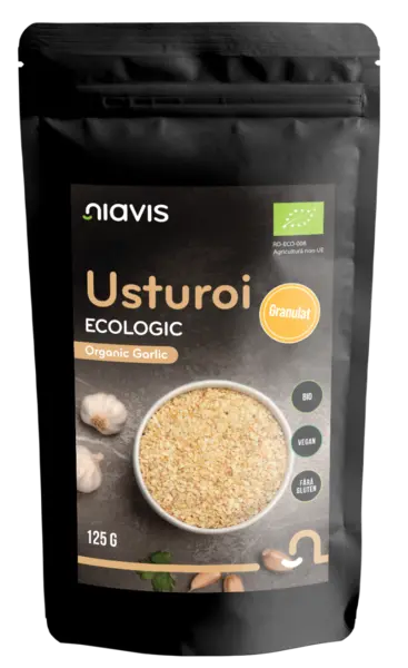 Usturoi granulat ecologic, 125g, Niavis