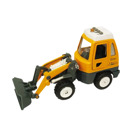 Utilaj de constructii de jucarie cu sunete si lumini, 16-18 cm, incarcator frontal