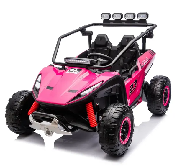 UTV electric pentru 2 copii, Kinderauto Vector Dune-Buggy, 300W, 24V, echipare premium, roz