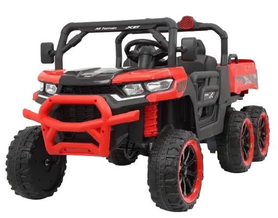 UTV electric pentru 2 copii Kinderauto X-Force 300W 24V premium, culoare rosie