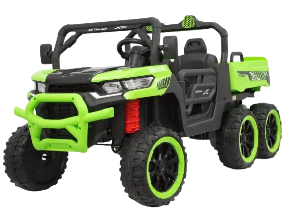 UTV electric pentru 2 copii Kinderauto X-Force 300W 24V premium, culoare verde