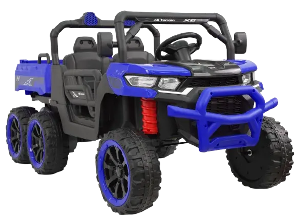 UTV electric pentru 2 copii Kinderauto X-Force 300W 24V premium, culoare albastru