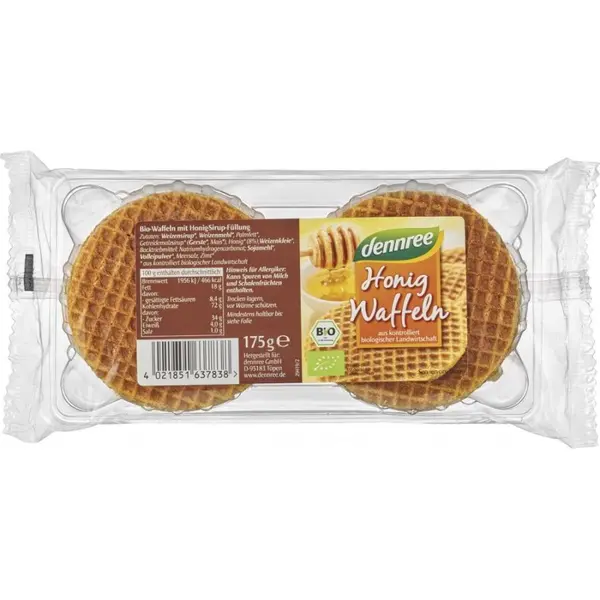 Vafe cu miere, eco - 175 g