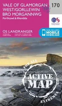 Vale of Glamorgan, Rhondda & Porthcawl. February 2016 ed, Sheet Map/Ordnance Survey