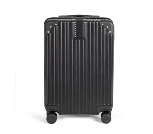 Valiza de cabina cu roti pivotante Livoo VOY007, carcasa rezistenta din ABS (Negru)