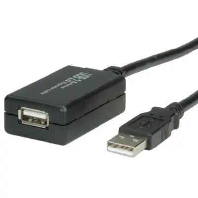 Value Cablu prelungitor activ USB 2.0 12m T-M, Value 12.99.1110
