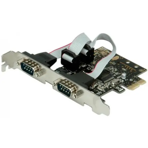 Value PCI Express la 2 porturi Serial RS-232 D-Sub 9 pini, Value 15.99.2118
