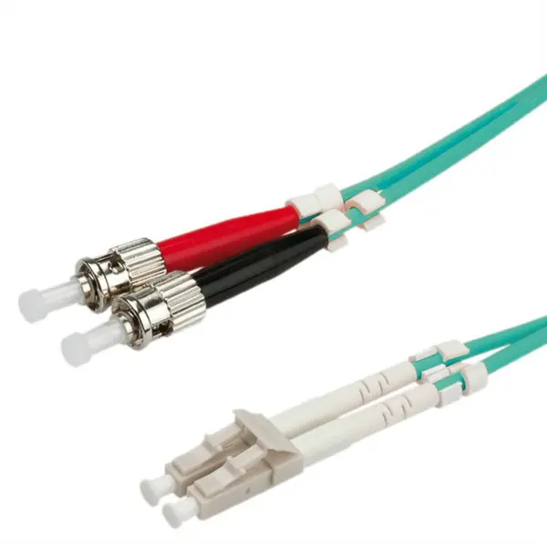 Value VALUE FO Jumper Cable, 50/125µm, OM3, LC/ST, turquoise, 2m