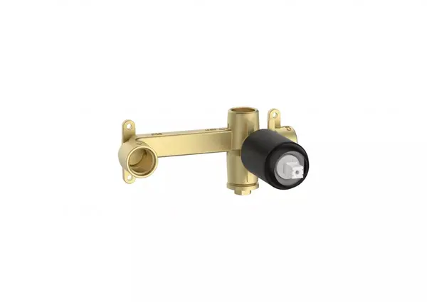 Valva baterie lavoar Roca Targa A5E3503NB0, incastrata, monocomanda, cartus ceramic, Negru mat