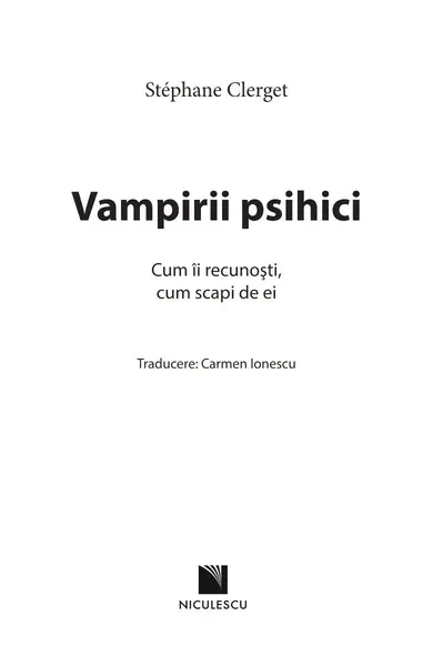 Vampirii psihici | Stephane Clerget