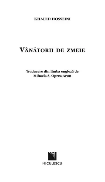 Vanatorii de zmeie | Khaled Hosseini