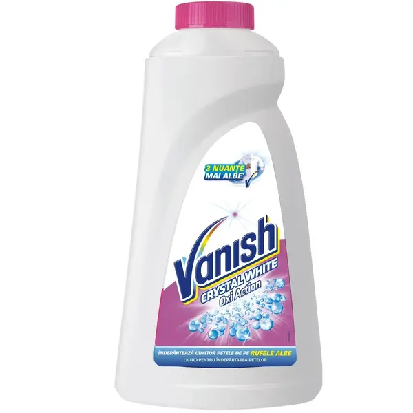 Vanish Detergent indepartare pete, 1 L, Oxi Action Crystal White