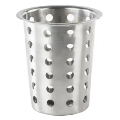 VANORA SUPORT USTENSILE INOX,D:11.5CM,H:14 CM