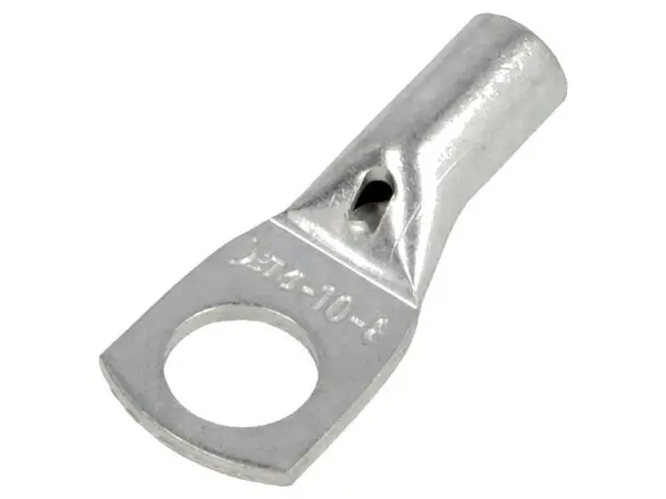 varf: inelar tubular m8 10mm2 crimpat pe cablu neizolat cupru