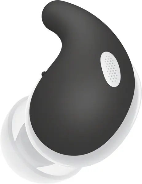 Vârfuri colorate din silicon pentru căști Sony - LinkBuds Fit, negru
