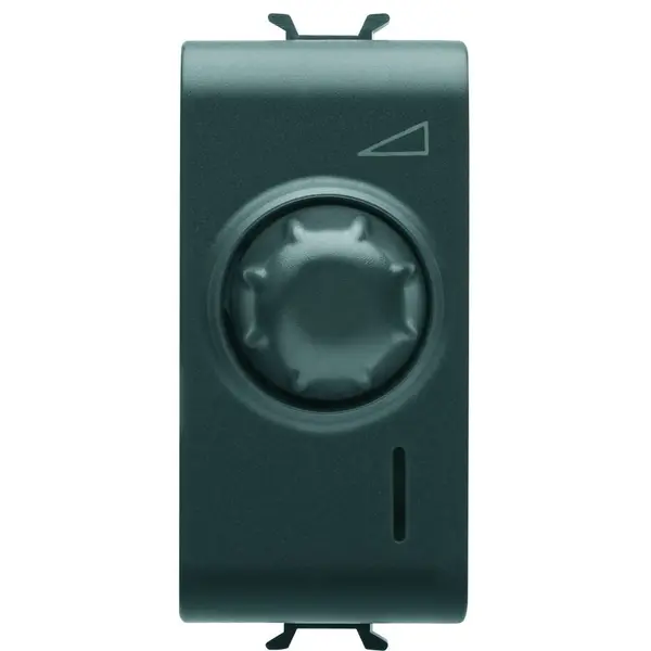Variator de tensiune 100-900w 1 modul Gewiss Chorus GW12564, negru satin