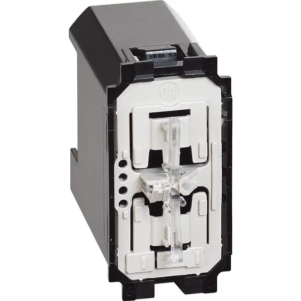 Variator/intrerupator universal conectat Bticino Living Now K4411C, alb, negru