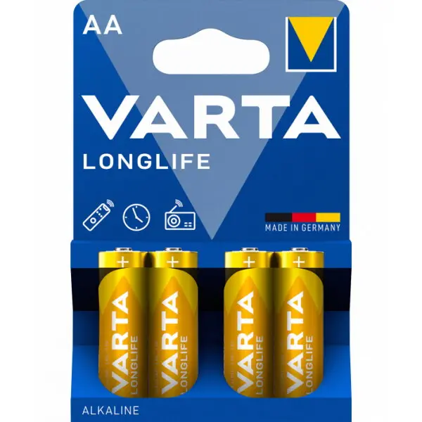 VARTA Baterie Varta Longlife 4106, AA / LR6, Set 4 bucati