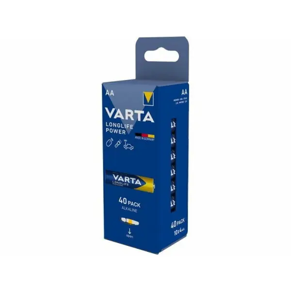 VARTA Baterie Varta Longlife Power 4906, AA / LR6, Set 40 bucati