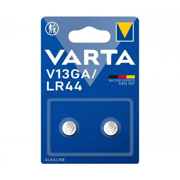 VARTA Baterie Varta, V13GA / LR44, Set 2 bucati