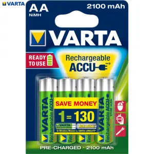 VARTA Pachet baterie Varta NiMh 2100mAh AA Ready2use 4 bucati