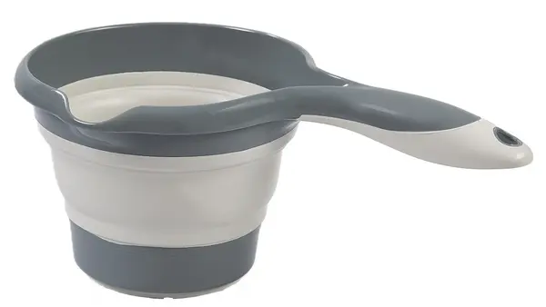 Vas de clătire pliabil BabyJem - Gri, 1,1 L