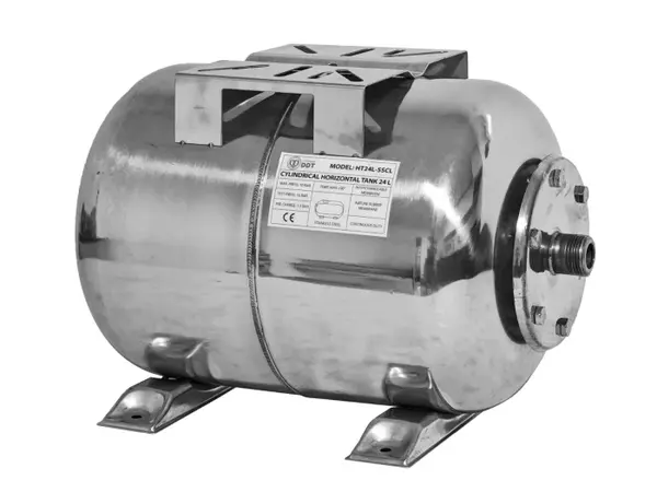 Vas expansiune hidrofor 24 litri Inox DDT, Rezervor tip butelie cu Membrana Inclusa