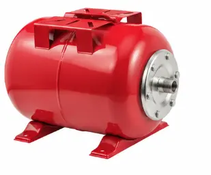 Vas expansiune hidrofor MX890 ORIZONTAL 50 litri ROSU 6 bari membrana inclusa