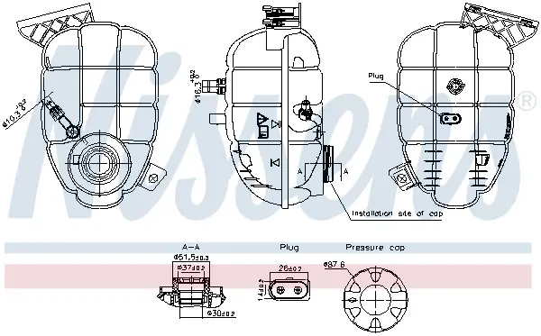 Vas expansiune potrivit BMW Seria 1 (F20), 1 (F21), 2 (F22, F87), 2 (F23), 3 (F30, F80), 3 (F31), 3 GRAN TURISMO (F34), 4 (F32, F82), 4 (F33, F83), 4 GRAN COUPE (F36) 07.11-