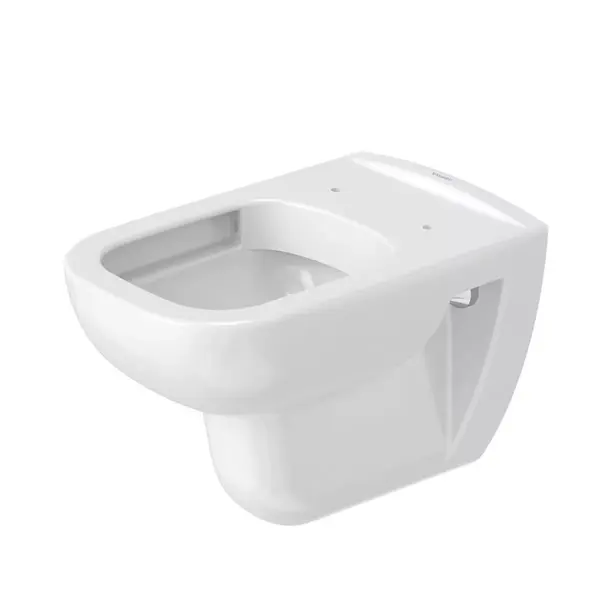 Vas WC Duravit D-Code 25700900002, suspendat, Rimless, fara capac, Alb
