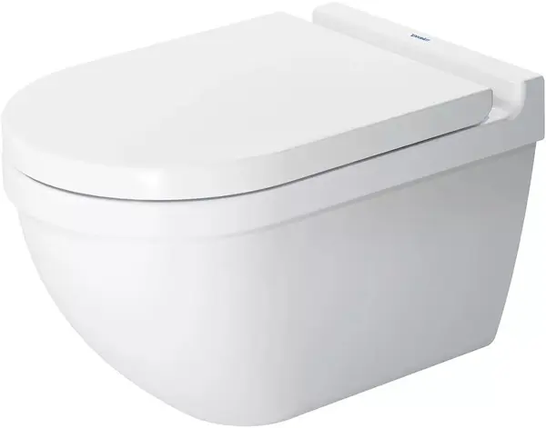 Vas WC Duravit Starck 3, 2225090000, suspendat, fara capac, Alb