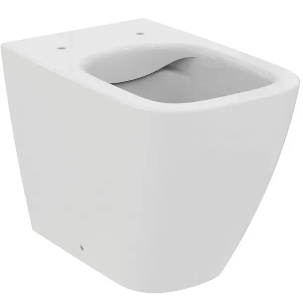Vas wc stativ rimless plus Ideal Standard i.life B alb lucios back to wall