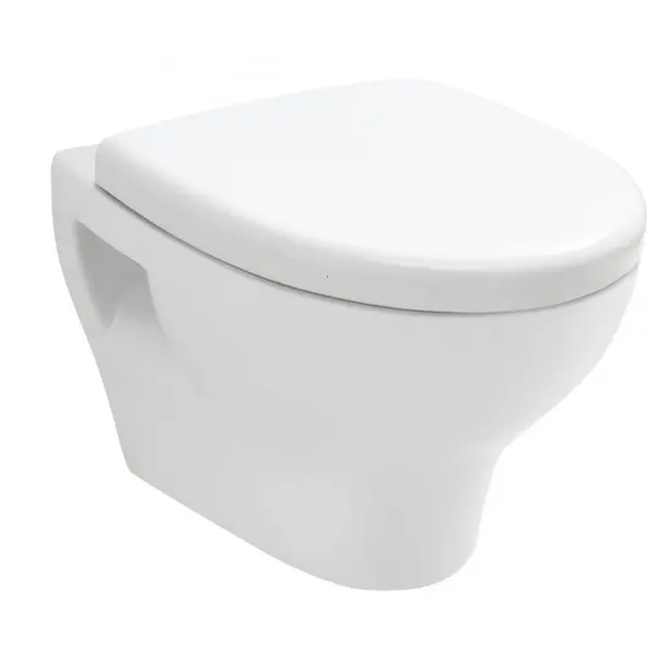 Vas wc suspendat Gala Street, capac soft close inclus, alb