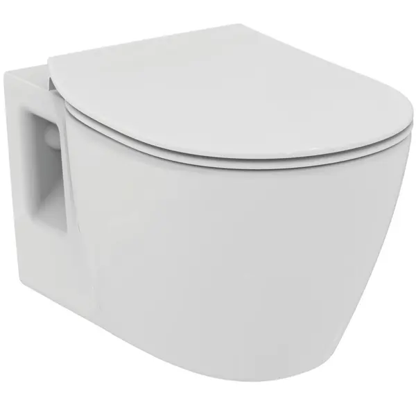 Vas wc suspendat Ideal Standard Connect alb lucios cu capac soft close inclus
